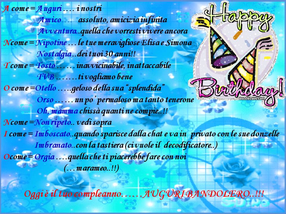 Buon Compleanno Antonio2 Al Scritto Da Franci Pubblicato Da Rosaria Incontriamoci